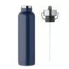 Sticlă termoziloant din inox reciclat - Riflow, Albastru marin farncez