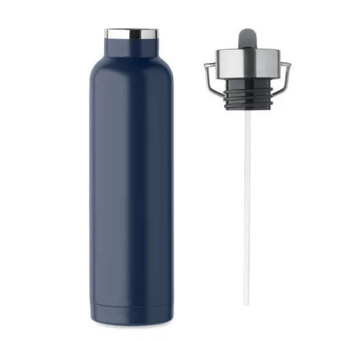 Sticlă termoziloant din inox reciclat - Riflow, Albastru marin farncez
