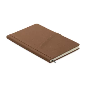 Notebook A5 cu copertă tare din PU - Cinco, Maro