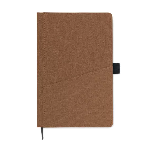 Notebook A5 cu copertă tare din PU - Cinco, Maro