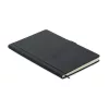 Notebook A5 cu copertă tare din PU - Cinco, Negru