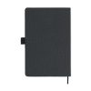 Notebook A5 cu copertă tare din PU - Cinco, Negru