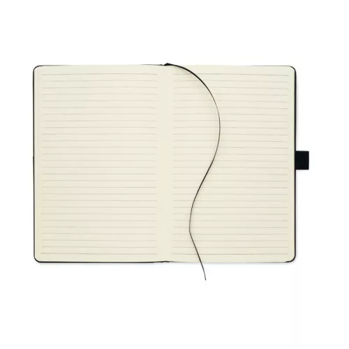 Notebook A5 cu copertă tare din PU - Cinco, Negru