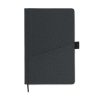 Notebook A5 cu copertă tare din PU - Cinco, Negru