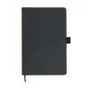 Notebook A5 cu copertă tare din PU - Cinco, Negru