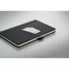 Notebook A5 cu copertă tare din PU - Cinco, Negru