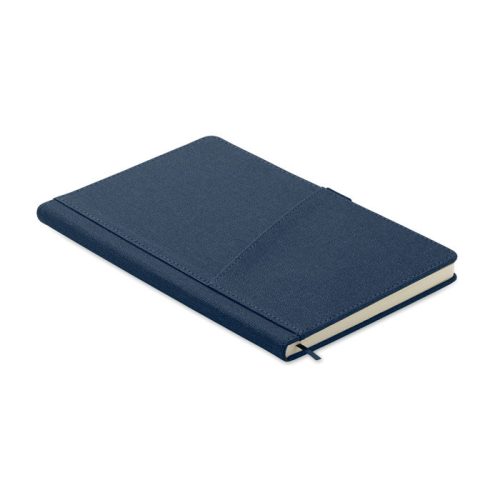 Notebook A5 cu copertă tare din PU - Cinco, Albastru