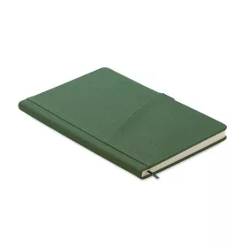 Notebook A5 cu copertă tare din PU - Cinco, Verde închis