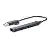 Hub USB cu 4 porturi din aluminiu reciclat - Current