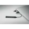 Hub USB cu 4 porturi din aluminiu reciclat - Current