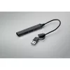 Hub USB cu 4 porturi din aluminiu reciclat - Current