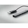 Hub USB cu 4 porturi din aluminiu reciclat - Current