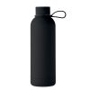 Sticlă cu perete dublu din inox reciclat 500 ml - Emerald, Negru
