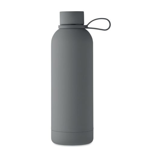 Sticlă cu perete dublu din inox reciclat 500 ml - Emerald, Gri piatră