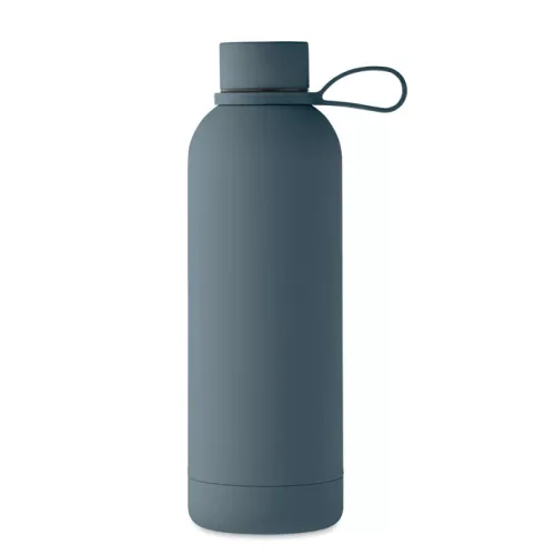 Sticlă cu perete dublu din inox reciclat 500 ml - Emerald, Albastru petrol