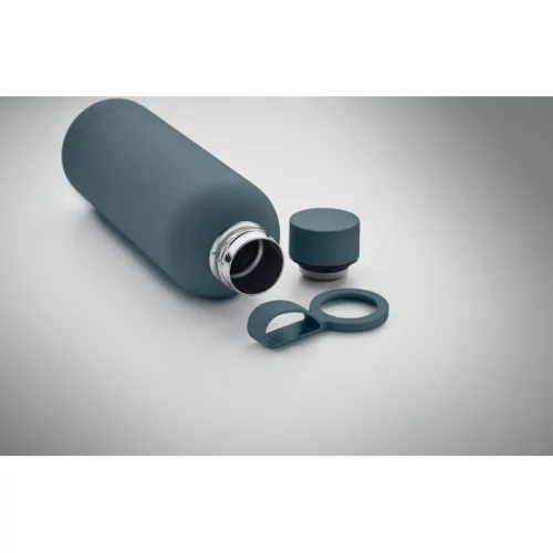 Sticlă cu perete dublu din inox reciclat 500 ml - Emerald, Albastru petrol