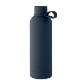   Sticlă cu perete dublu din inox reciclat 500 ml - Emerald, Albastru marin francez