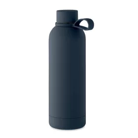   Sticlă cu perete dublu din inox reciclat 500 ml - Emerald, Albastru marin francez