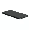 Power Bank 8000 mAh din aluminiu reciclat - POWERFLAT8C, Negru