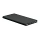 Power Bank 8000 mAh din aluminiu reciclat - POWERFLAT8C, Negru