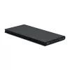 Power Bank 8000 mAh din aluminiu reciclat - POWERFLAT8C, Negru