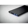 Power Bank 8000 mAh din aluminiu reciclat - POWERFLAT8C, Negru