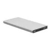 Power Bank 8000 mAh din aluminiu reciclat - POWERFLAT8C, Argintiu Mat