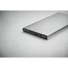 Power Bank 8000 mAh din aluminiu reciclat - POWERFLAT8C, Argintiu Mat