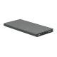 Power Bank 8000 mAh din aluminiu reciclat - POWERFLAT8C, Titanium
