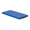 Power Bank 8000 mAh din aluminiu reciclat - POWERFLAT8C, Albastru regal