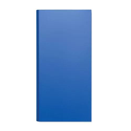 Power Bank 8000 mAh din aluminiu reciclat - POWERFLAT8C, Albastru regal