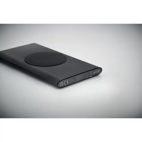 Power bank 5000 mAh cu încărcare wireless de 15W - Powerplus, Negru