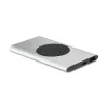 Power bank 5000 mAh cu încărcare wireless de 15W - Powerplus, Argintiu mat