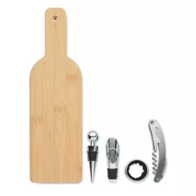 Set accesorii vin în cutie din bambus - Vinovault 
