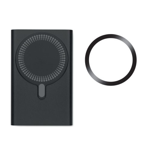 Încărcător wireless 15W multifuncțional cu powerbank 5000 mAh - Pawtt, Negru