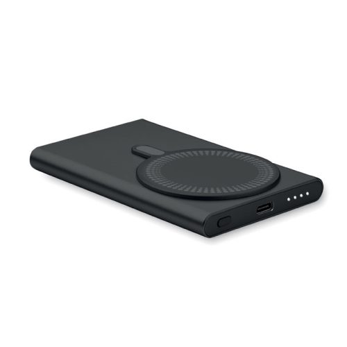 Încărcător wireless 15W multifuncțional cu powerbank 5000 mAh - Pawtt, Negru
