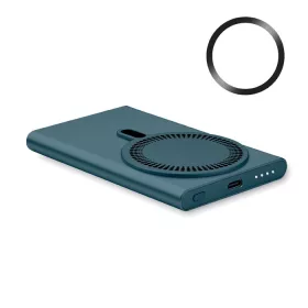   Încărcător wireless 15W multifuncțional cu powerbank 5000 mAh - Pawtt, Albastru