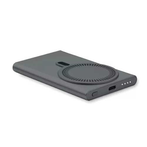Încărcător wireless 15W multifuncțional cu powerbank 5000 mAh - Pawtt, Titanium