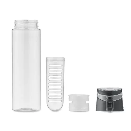 Sticlă de apă din RPET cu infuzor 500ml - Sporttle, Negru