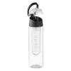Sticlă de apă din RPET cu infuzor 500ml - Sporttle, Negru