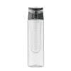 Sticlă de apă din RPET cu infuzor 500ml - Sporttle, Negru