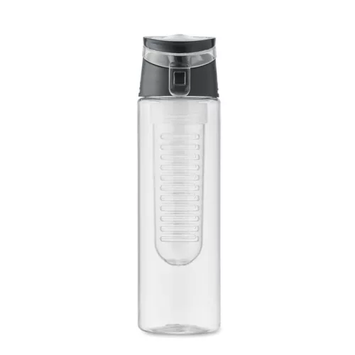 Sticlă de apă din RPET cu infuzor 500ml - Sporttle, Negru
