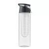 Sticlă de apă din RPET cu infuzor 500ml - Sporttle, Negru