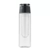 Sticlă de apă din RPET cu infuzor 500ml - Sporttle, Negru