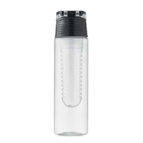 Sticlă de apă din RPET cu infuzor 500ml - Sporttle, Negru