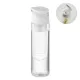 Sticlă de apă din RPET cu infuzor 500ml - Sporttle, Alb