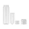 Sticlă de apă din RPET cu infuzor 500ml - Sporttle, Alb