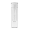 Sticlă de apă din RPET cu infuzor 500ml - Sporttle, Alb