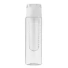 Sticlă de apă din RPET cu infuzor 500ml - Sporttle, Alb