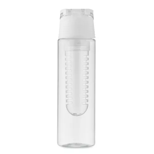 Sticlă de apă din RPET cu infuzor 500ml - Sporttle, Alb